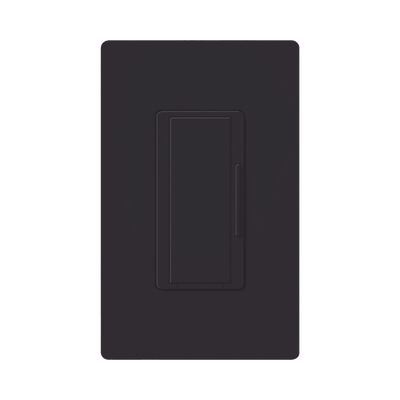 Atenuador (dimmer) Auxiliar de pared  compañero de atenuadores multilocación color negro