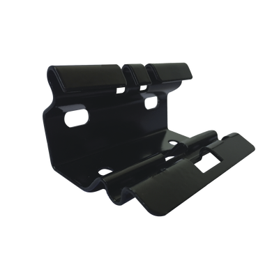 Mini clip automático con baño de pintura epóxica en color NEGRO  para unir tramos de charola