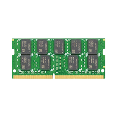 Módulo de Memoria DDR4 ECC Unbuffered SODIMM | 16GB | 2666 MHz | Compatible con Serie FS: FS1018 / Serie 21: RS1221RP+  RS1221+  DS1821+  DS1621xs+  DS1621+  DVA3221 /  Serie 20: RS820RP+  RS820+/  Serie19: DS2419+II  DS2419+  DS1819+  DVA3219 /  S