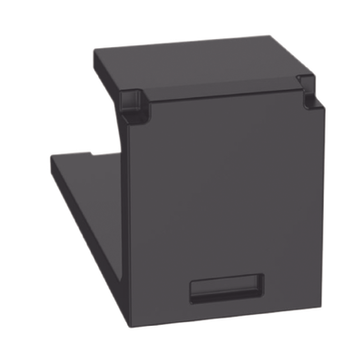 Módulo de tapa ciega (Inserto Ciego)  Mini-Com  Color Negro  1 Pieza