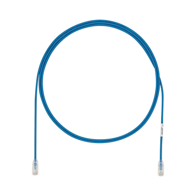 Cable de Parcheo UTP Cat6A  CM/LSZH  Diámetro Reducido (28AWG)  Color Azul  43ft