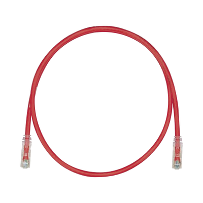 Cable de Parcheo TX6  UTP Cat6  24 AWG  CM  Color Rojo  5ft