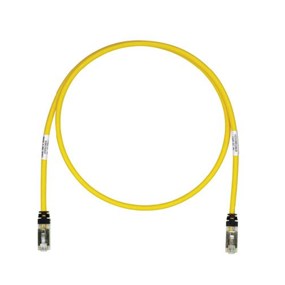 Patch Cord Cat6A  Blindado S/FTP  CM/LS0H  5ft  Color Amarillo