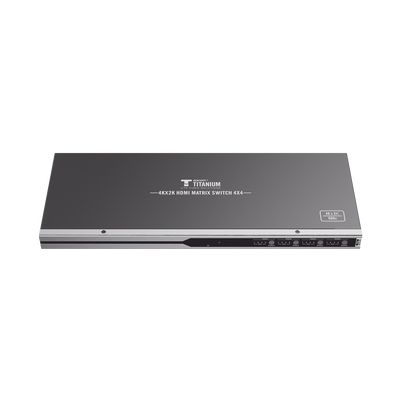 MATRICIAL 4 x 4 / 4 Entradas y 4 Salidas en HDMI /  4K × 2K @ 60Hz / 18Gbps / HDMI 2.0 / HDCP 2.2 / 3D / Conmutación por Botón  RS232 o Control Remoto / IDEAL PARA CENTROS DE MONITOREO  COMPARACION Y ANALISIS.