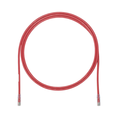 Cable de Parcheo UTP  Cat6A  24 AWG  CM  Color Rojo  3ft