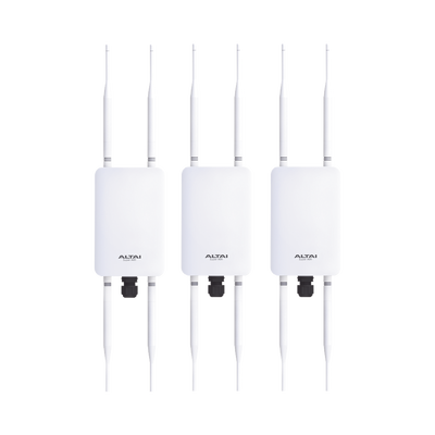 Kit 3 Puntos de Acceso CX-200  Wave2  Dual Band  Antenas Omnidireccionales 5 dBi