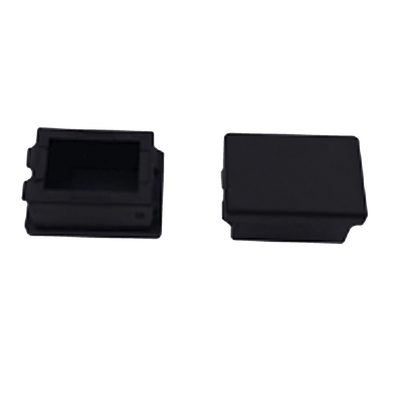Inserto ciego para placas acopladoras LP-FO-D06 y LP-FO-D12  color negro  Bolsa con 100 pcs
