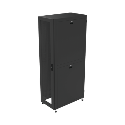 Gabinete Profesional para Telecomunicaciones de 48UR  600 mm de Ancho x 1000 mm de Profundidad.