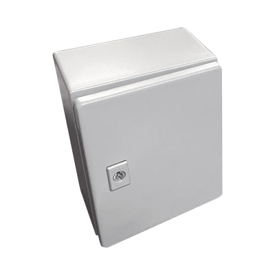 Gabinete de Acero  Nema 4 -IP 66 de 40 x 60 x 25 cm con Platina y certificado UL.