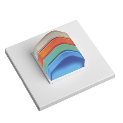 Luz de Aviso Cuatri color para Indicar Presencias o Alarmas en Habitación / BUS RS485 / Compatible con NX0019/B  NX1021 y NX0015