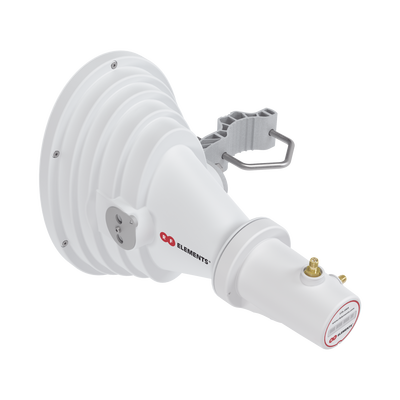 Antena Sectorial Asimétrica Starter Horn de 45º  5150 - 5950 MHz  ganancia de 17 dBi  conexión directa con radios IS-5AC  PS-5AC y IS-M5  conexión RP-SMA