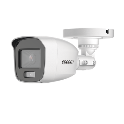 [ColorVu] Bala TURBOHD 2 Megapíxel (1080p) / Microfono Integrado / Imagen a color 24/7 / Lente 2.8 mm / METAL / Luz Blanca 20 mts / Exterior IP66 / TVI-AHD-CVI-CVBS / dWDR