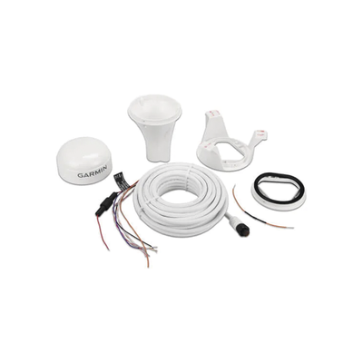 Antena GPS Marina / Conexión por medio de NMEA 0183 / 6 m Cable / Precisión < 50 cm CEP 50% / Rango de Temperatura -30 a 80 °C / Carcasa IPX7 Resistente al Agua / Distancia de Seguridad 150 mm / Alimentación 8-33 V CC