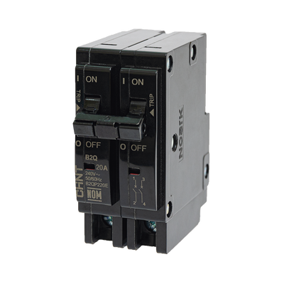 Interruptor Termomagnético Enchufable  Serie: B2Q  2P  20A  240V (SKU:1002279)