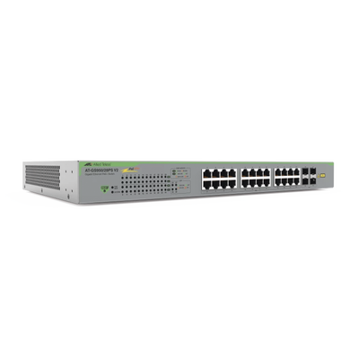 Switch PoE+ Gigabit WebSmart de 24 puertos 10/100/1000 Mbps + 4 puertos SFP Gigabit  185 W  Version 2