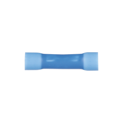 Conector de Empalme a Tope  Para Cables de 16 a 14 AWG  De Vinilo Aislado  Color Azul  Paquete de 50 Piezas