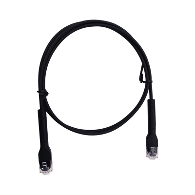 Mini Patch Cord Cat6 Ultra Slim 5 m Negro – Ahorra Espacio sin Organizadores  con Bota Flexible