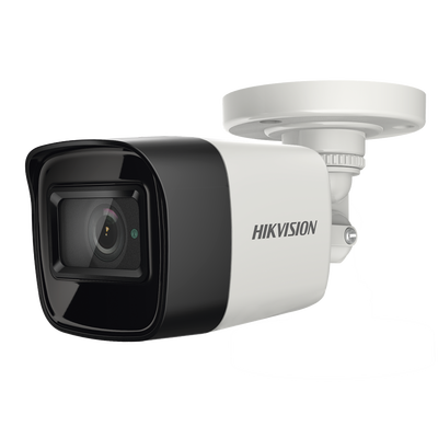 Bala TURBOHD 4K (8 Megapixel) / Gran Angular 102° / Lente 2.8 mm / Exterior IP67 / IR EXIR 30 mts / dWDR / Metal