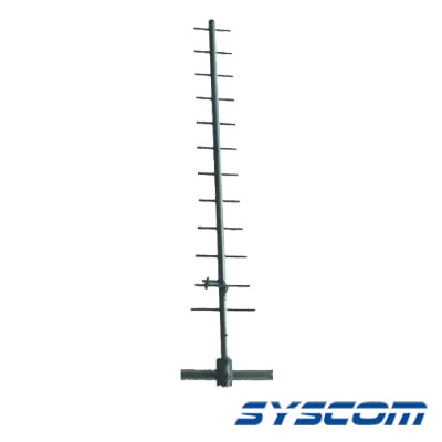 Antena Base UHF  Direccional de 12 elementos  Rango de Frecuencia 440 - 470 MHz  ganancia de 12 dB