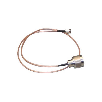 Jumper de 0.6 mt de longitud  cable RG-316 conector N macho en un extremo y al otro SMA inverso