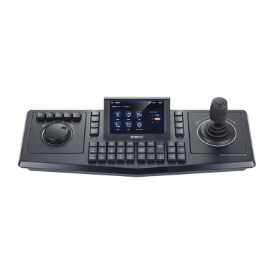 Controlador de domos PTZ y Camaras IP Wisenet  con pantalla LCD touch screen de 5"