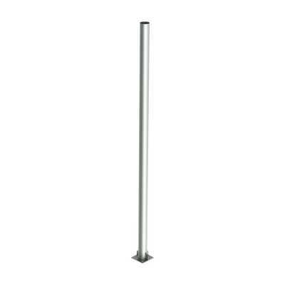 Poste de Acero Galvanizado para Videovigilancia  1.5 m de altura.