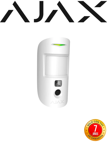 AJAX MotionCam W - Detector de movimiento con Verificación fotográfica. Color Blanco (27383.23.WH3)