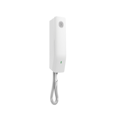 Teléfono IP para Hoteles / Altavoz HD / 2 Cuentas y Líneas SIP / 10 Teclas de Marcación Rápida / 3 Teclas Programables / Códec OPUS / Gestión GDMS / Instalación en Escritorio y Pared / PoE 100 Mbps