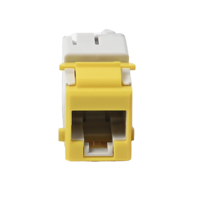 Jack UltraMAX Cat5e  UTP  Tipo Keystone  Color Amarillo  Punch Down