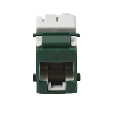 Jack UltraMAX Cat6A  UTP  Tipo Keystone  Color Verde  Punch Down