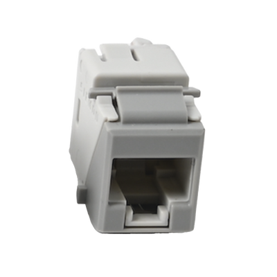 Jack UltraMAX Cat5e  UTP  Tipo Keystone  Color Gris  Punch Down