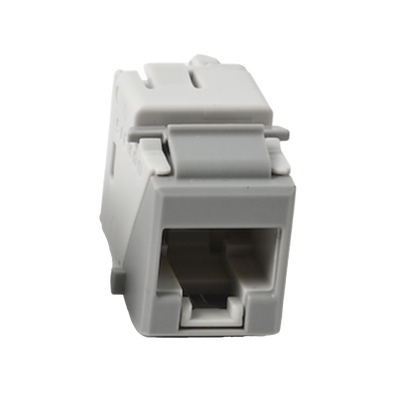 Jack UltraMAX Cat6  UTP  Tipo Keystone  Color Gris  Punch Down