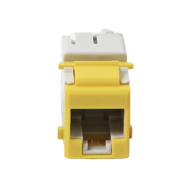 Jack UltraMAX Cat6A  UTP  Tipo Keystone  Color Amarillo  Punch Down