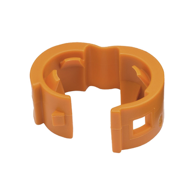 Kit de 25 Clips de Identificación Para Patch Cords  Compatible con Diámetros de 4.7 a 7.8 mm   Color Naranja