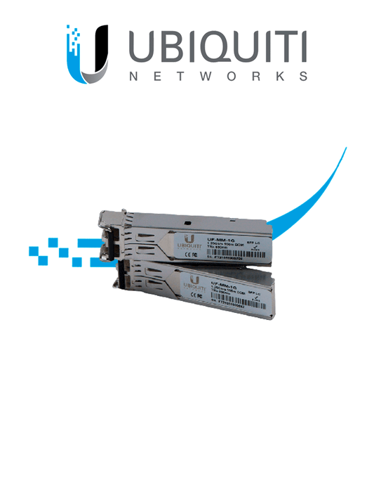 <h1>Información General.</h1></br><p class="ql-align-justify">Ubiquiti ofrece una variedad de módulos de fibra para adaptarse a sus aplicaciones de conectividad de fibra.</p><p class="ql-align-justify">Para conexiones convenientes multimodo que se ex