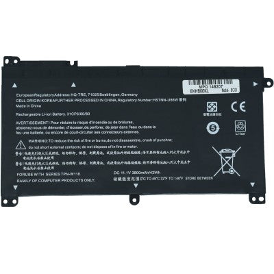 Bateria para Laptop Battery First BFHBI03XL Interna 11.55V para HP Stream 14-ax000 Series Pavilion X360 13-u000 Series X360 m3