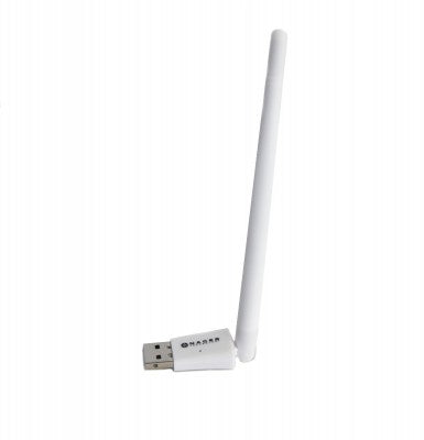 Adaptador inalámbrico Naceb Technology NA-0201  Inalámbrico  1500 Mbps  2.4 GHz  Color blanco  6dBI