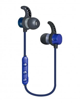 Audífonos Manos Libres Bluetooth TECHZONE GI18AUD01BT-AZ  Base Magnética   Batería de Larga Duración Recargable  Diseño Ergonómico