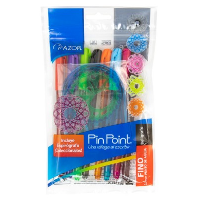 AZOR Pluma PINPOINT 6808 espiro surt 0.7 c/8