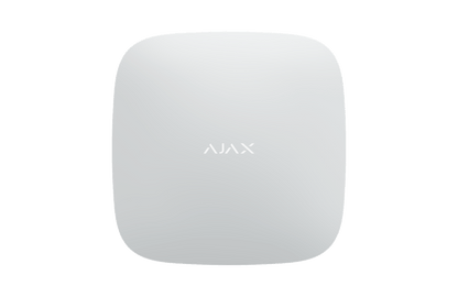 AJAX KIT BASIC - Panel de  alarma Hub2 conexión Ethernet / APP “AJAX PRO” iOS y Android   1 sensor de movimiento y 1 detector de puerta o ventana con entrada auxiliar en color blanco