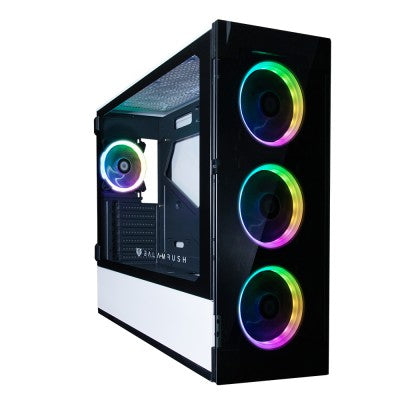 Gabinete Gamer BALAM RUSH TOWER THINOS GT990 Blanco E-ATX  ATX  Micro ATX Y Mini ITX Cristal Templado USB 3.0 4 VENT
