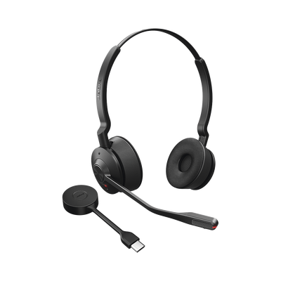 Jabra Engage 55  Auricular stereo versión MS con aislamiento de ruido activa  adaptador DECT USB-A (9559-450-125)