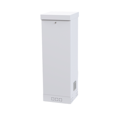 Gabinete para Piso  Capacidad  31 Unidades de Rack  Doble puerta y Postes frontales e intermedios ajustables  Color Blanco  Se envía el Gabinete Armado.