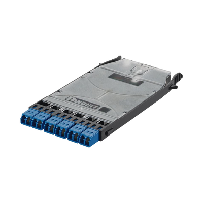 Cassette HD Flex™ Con 6 Puertos LC Duplex (12 Fibras)  Para Fibra Monomodo OS2  Color Azul