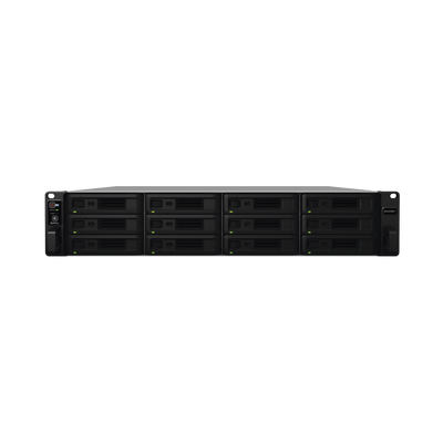Servidor de Almacenamiento RackStation RS2423RP+ | 12 Bahías | 2U | Hasta 432 TB | Conectividad 10GbE | RAID Soportado | Fuentes de Alimentación Duales | Intercambio en Caliente | Compatibilidad con VMware y Hyper-V.