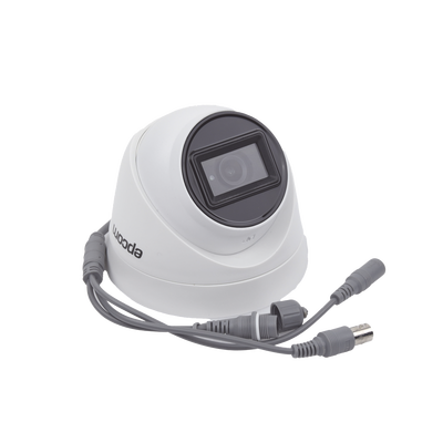 Eyeball 4K (8 Megapixeles) TURBOHD / Gran Angular / Lente 2.8 mm / Potente IR EXIR 60 mts / Exterior IP67.