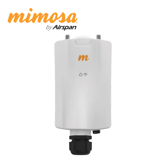 AP PTMP 4X4 ENLACE INALAMBRICO MIMOSA A5C-EF EXTERIOR CONECTORIZADO 4.9-6.4 GHZ GPS 802.11AC 1.7GBPS 1 PUERTO RJ45 10 100 1000 MBPS 4 CONECTORES TIPO N HEMBRA IP67 (INCLUYE INYECTOR POE 56V) (3 MESES DE GARANTIA)