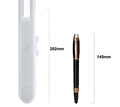 UBIQUITI UAP-AC-M - UniFi Mesh AC: Access Point para exteriores con doble banda 802.11ac  MIMO 2x2  potencia de 20 dBm  hasta 1167 Mbps. Incluye Inyector PoE  #UBI19DL
