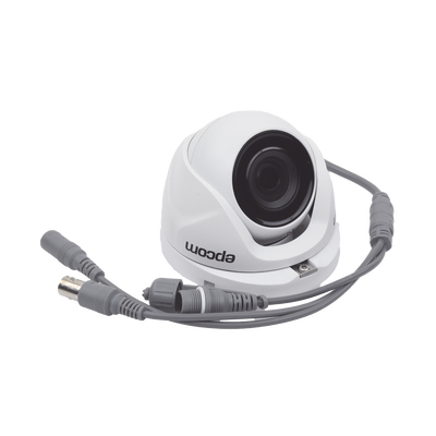 Turret TURBOHD 2 Megapixel (1080p) / METÁLICA / Gran Angular 103° / Lente 2.8 mm / IR EXIR 20 Mts / Exterior IP66 / TVI-AHD-CVI-CVBS / dWDR