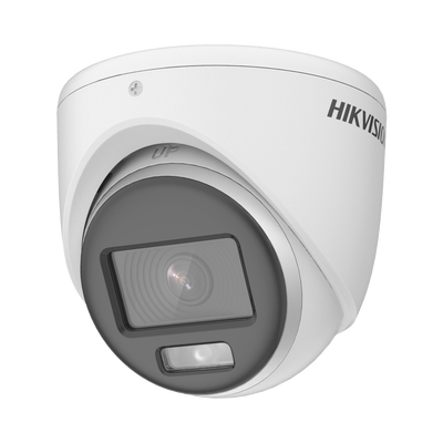 [Dual Light + ColorVu] Turret TURBOHD 2 Megapixel (1080p) / Lente 2.8 mm / 20 mts IR + 20 mts Luz Blanca / Gran Angular 105° / Exterior IP67 / Micrófono Integrado / dWDR / 4 Tecnologías / Metal